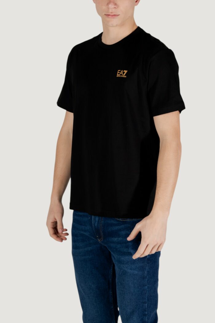T-shirt EA7  Black gold