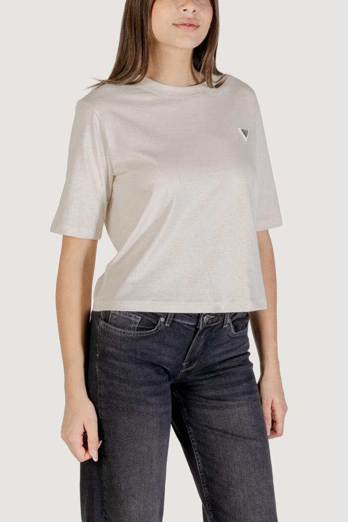 T-shirt Guess Active colette boxy tshirt Beige chiaro