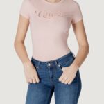 T-shirt Guess ss guess dot logo r3 Rosa - Foto 1