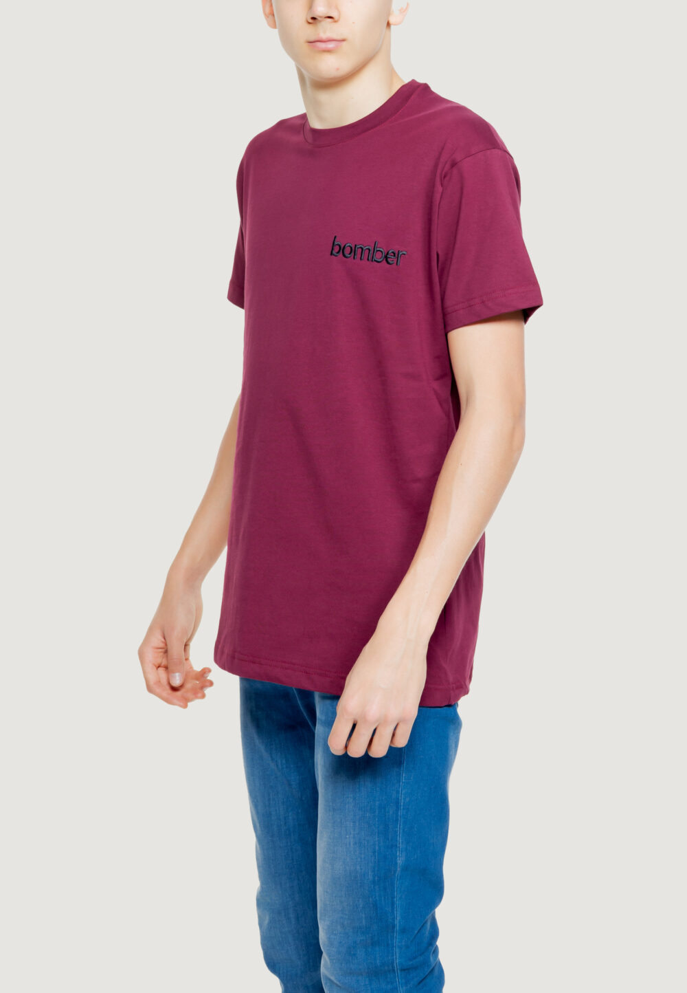 T-shirt The Bomber the bomber logo Bordeaux - Foto 4
