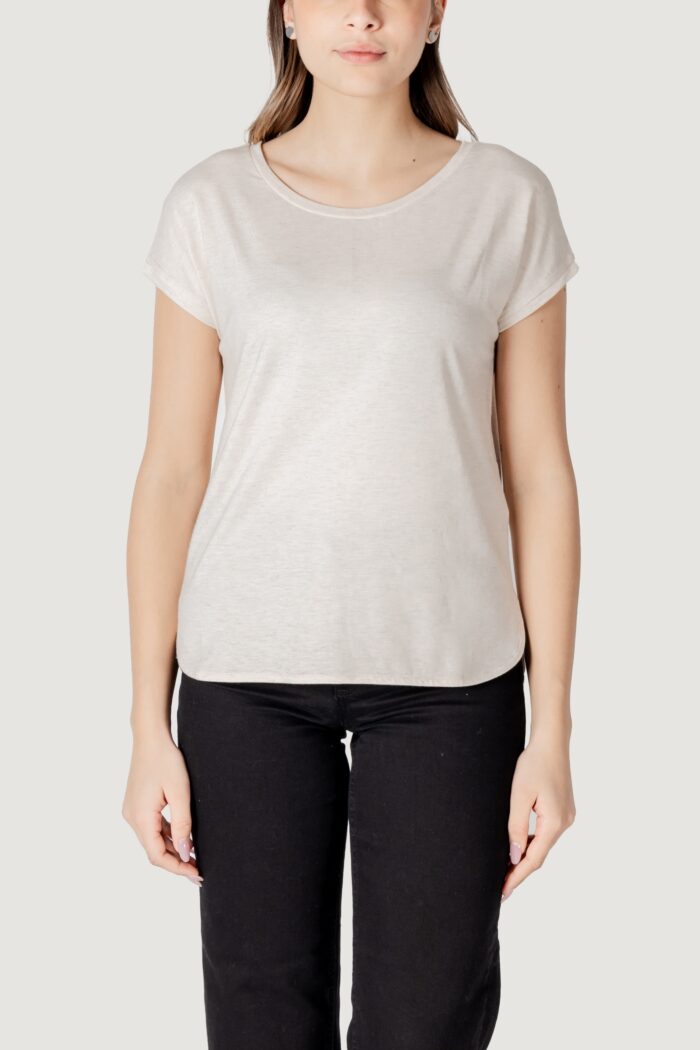 T-shirt ICHI ihrebel ss6 Beige chiaro
