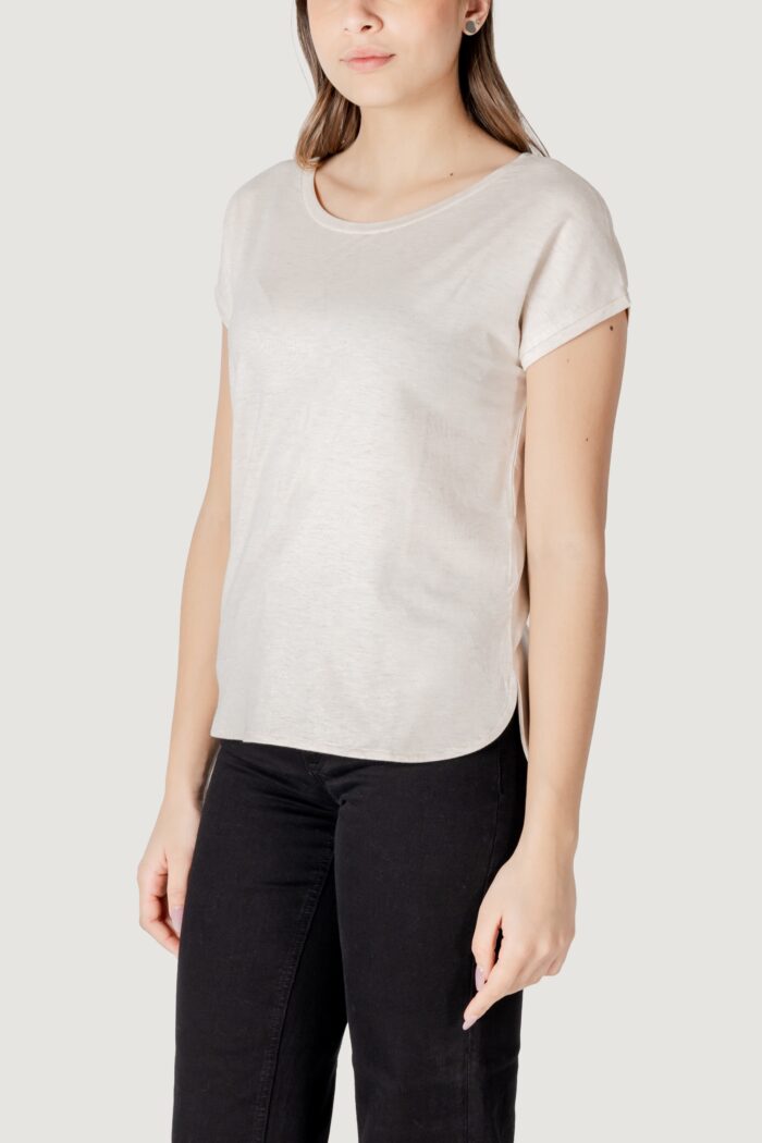 T-shirt ICHI ihrebel ss6 Beige chiaro