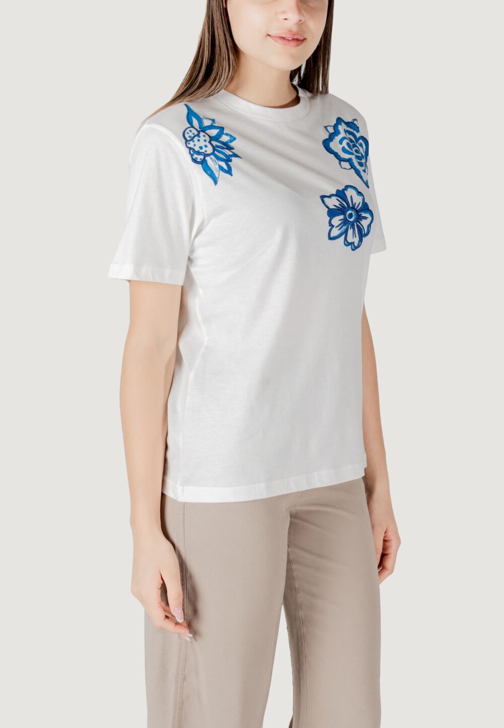 T-shirt ICHI ihmajou Bianco - Foto 3
