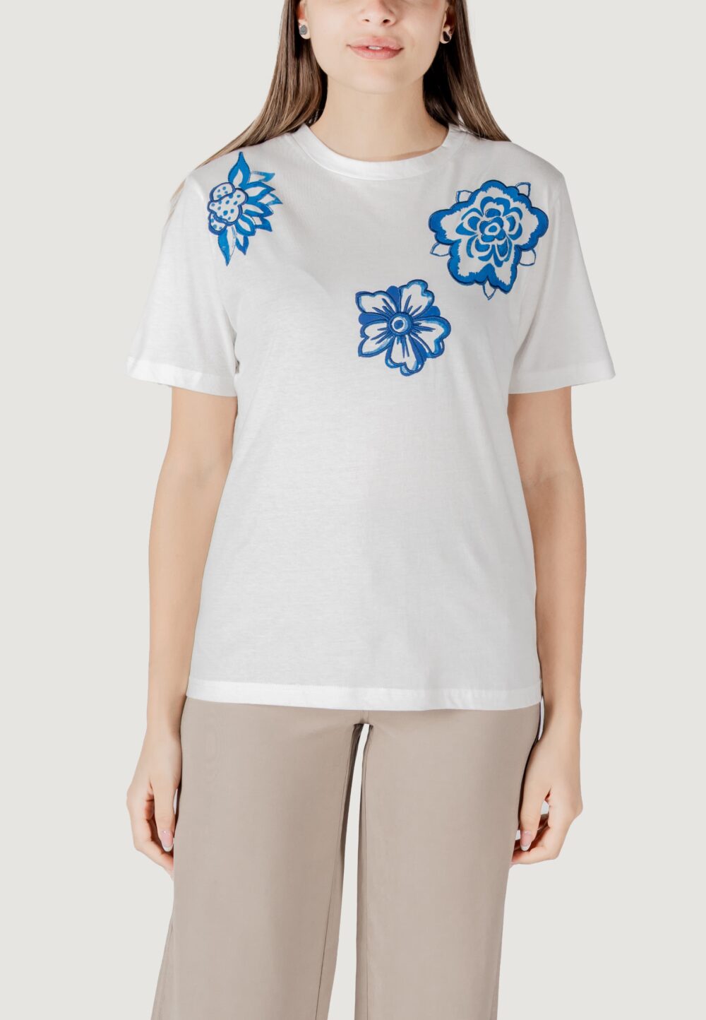 T-shirt ICHI ihmajou Bianco - Foto 5