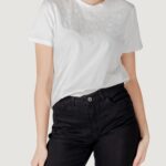 T-shirt Jacqueline de Yong jdycif s/s broderie anglaise top jrs Bianco - Foto 1