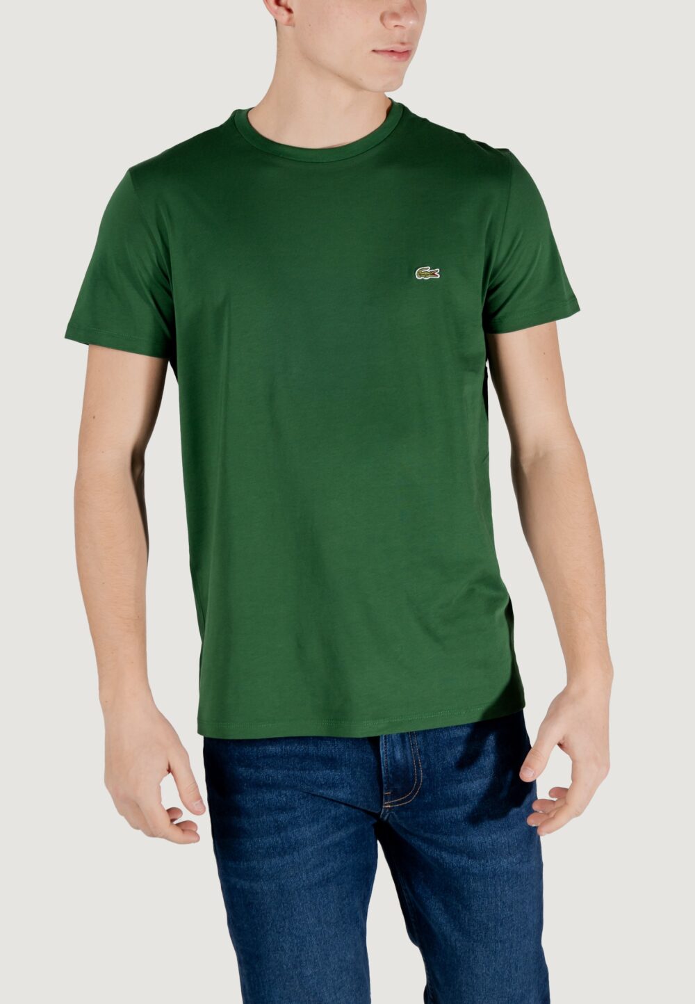 T-shirt LACOSTE Verde - Foto 1