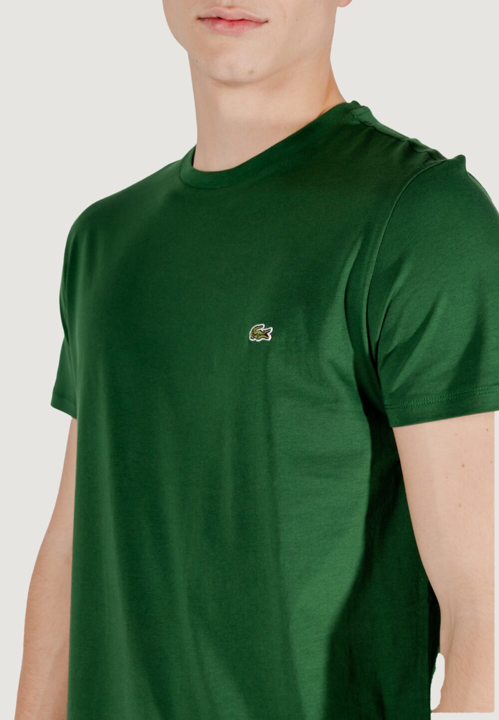 T-shirt LACOSTE Verde - Foto 4