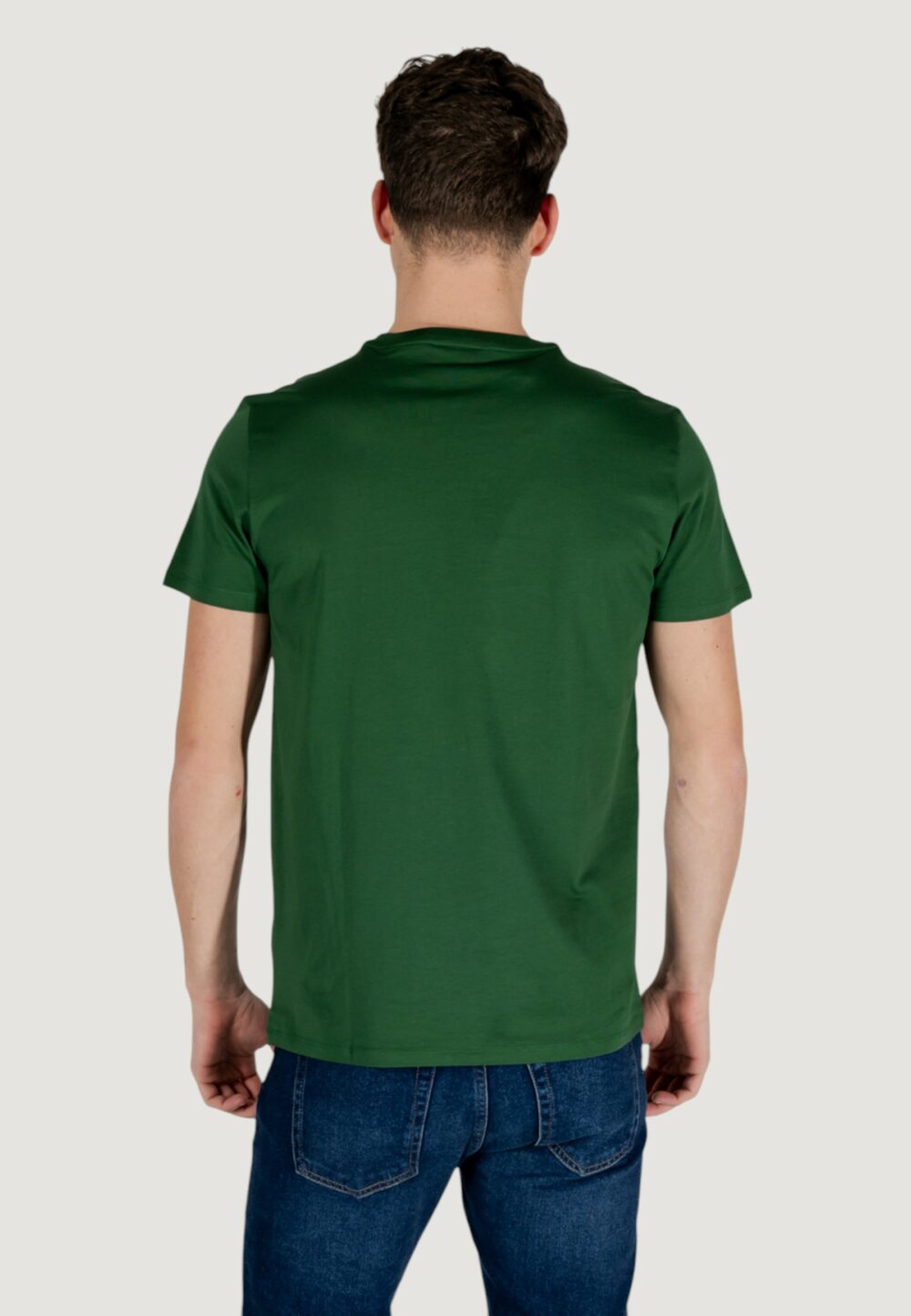 T-shirt LACOSTE Verde - Foto 5