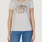 T-shirt Liu-Jo ecs moda m/c Latte - Foto 1