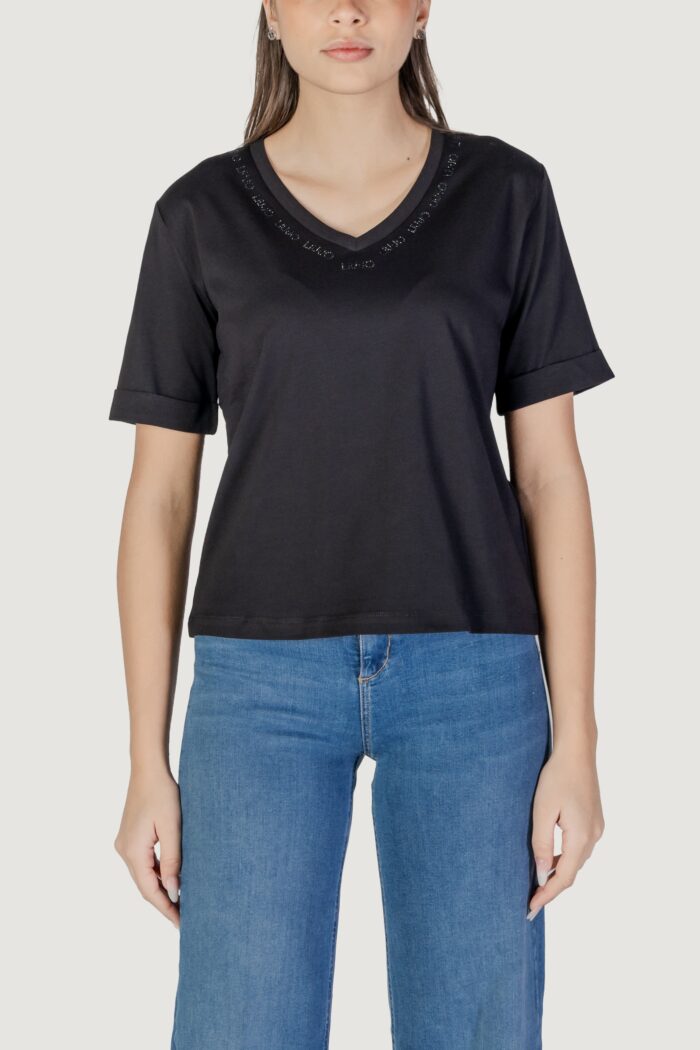 T-shirt Liu-Jo ecs moda m/c Nero