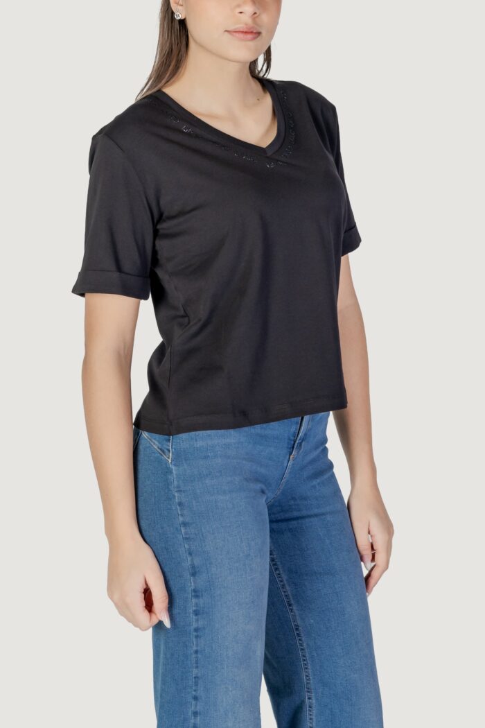 T-shirt Liu-Jo ecs moda m/c Nero
