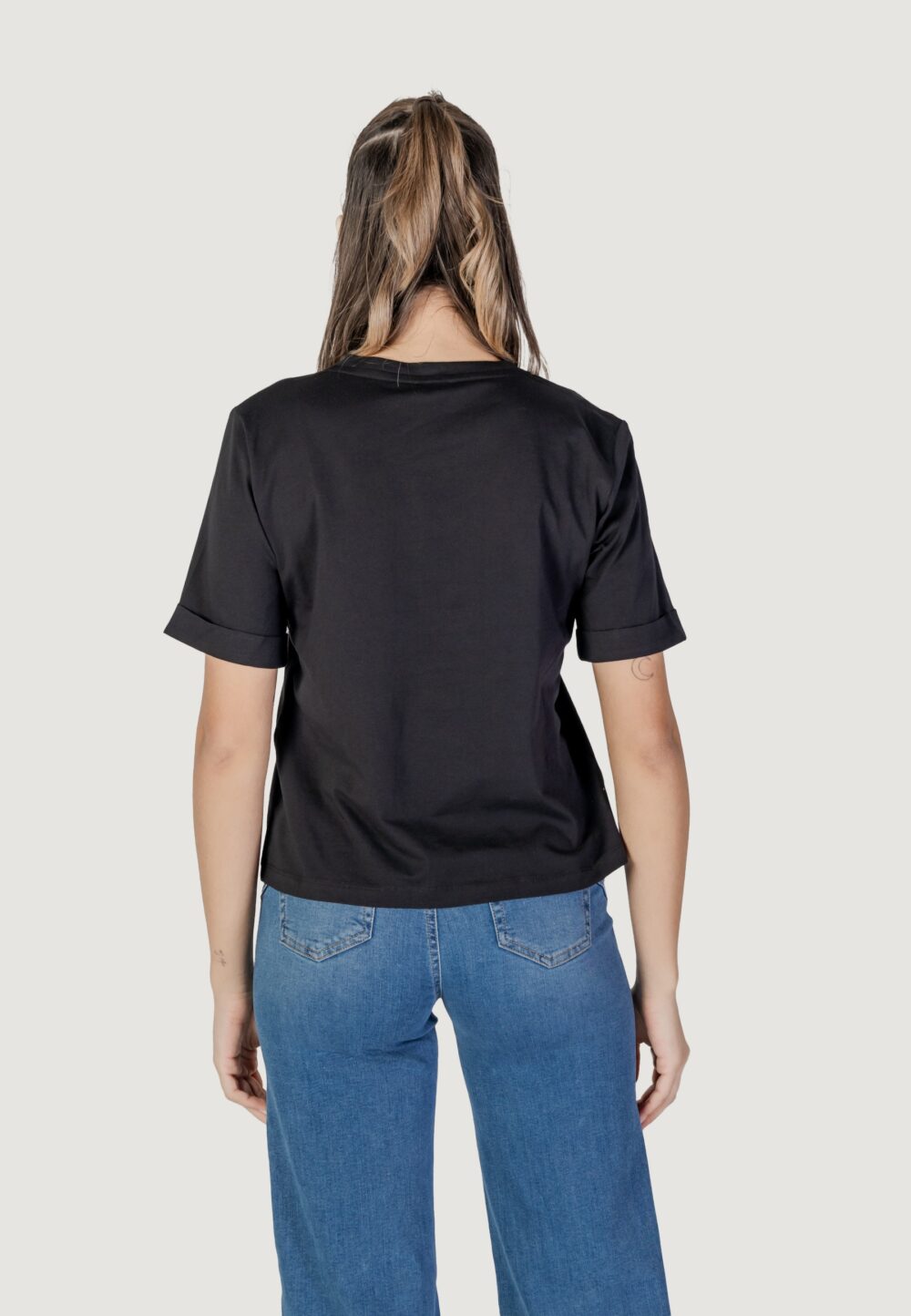 T-shirt Liu-Jo ecs moda m/c Nero - Foto 3