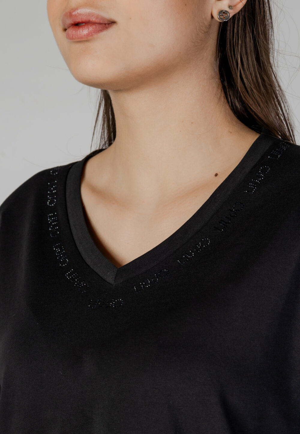 T-shirt Liu-Jo ecs moda m/c Nero - Foto 5
