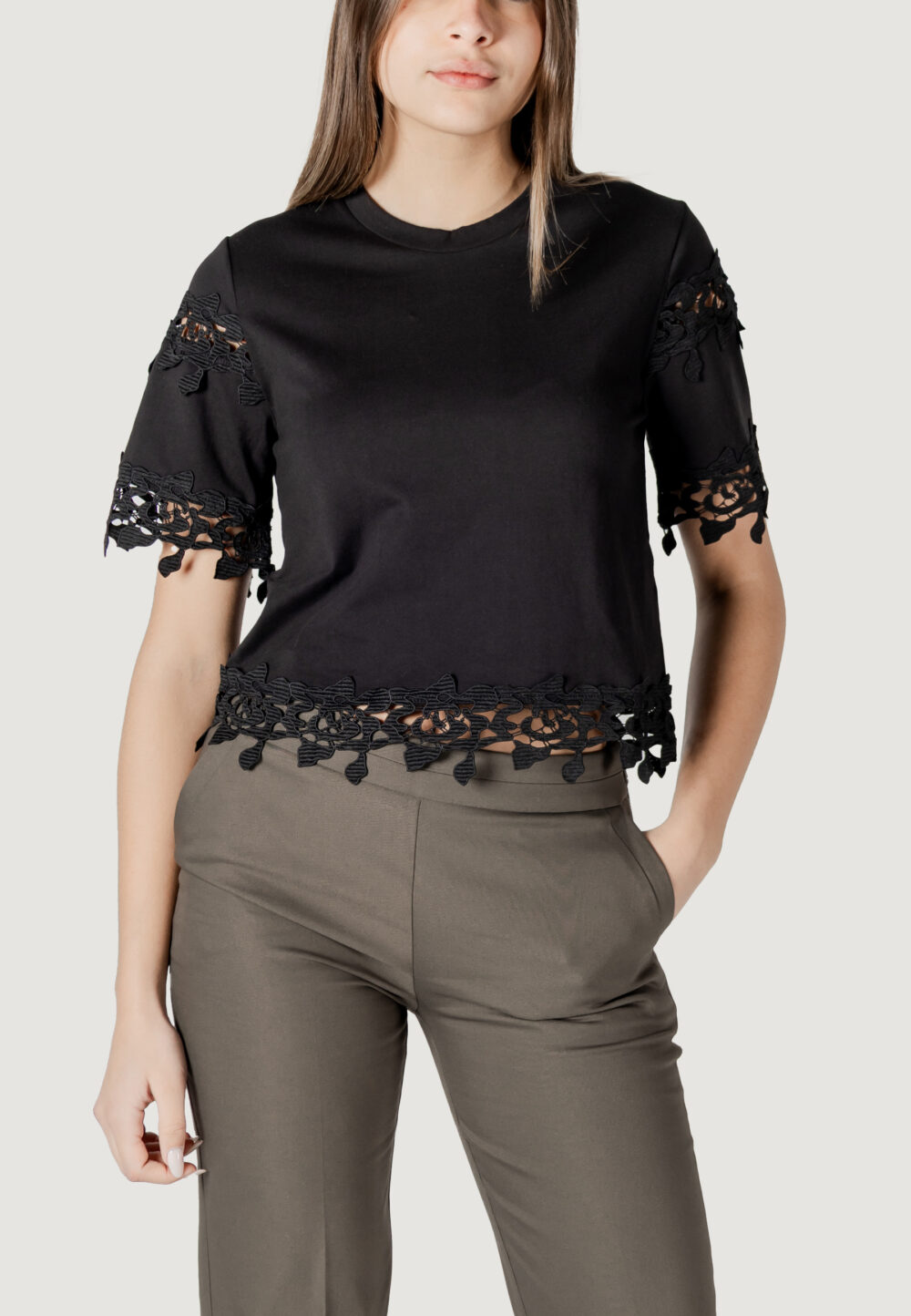 T-shirt Morgan De Toi Nero - Foto 1