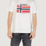 T-shirt Napapijri s-lari ss Bianco - Foto 1