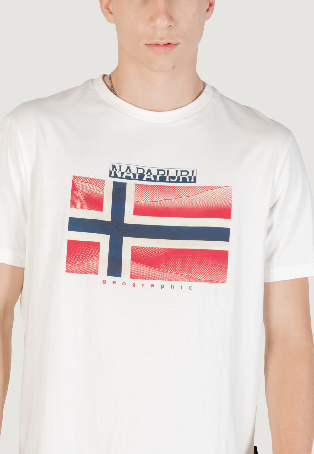 T-shirt Napapijri s-lari ss Bianco - Foto 2