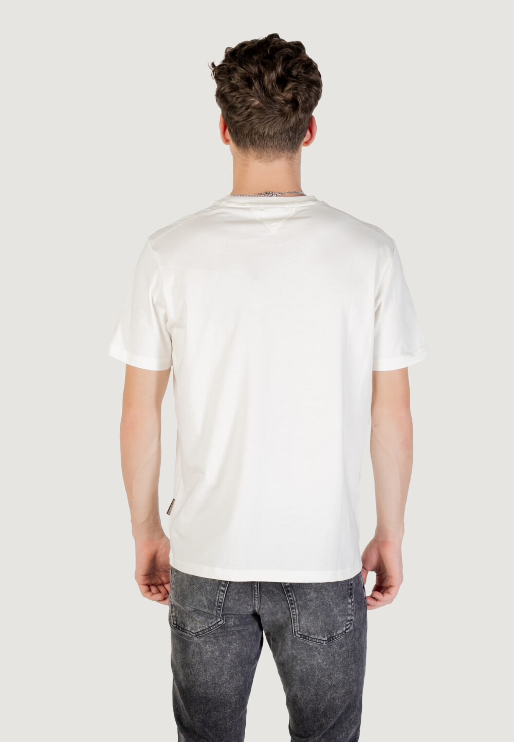 T-shirt Napapijri s-lari ss Bianco - Foto 5