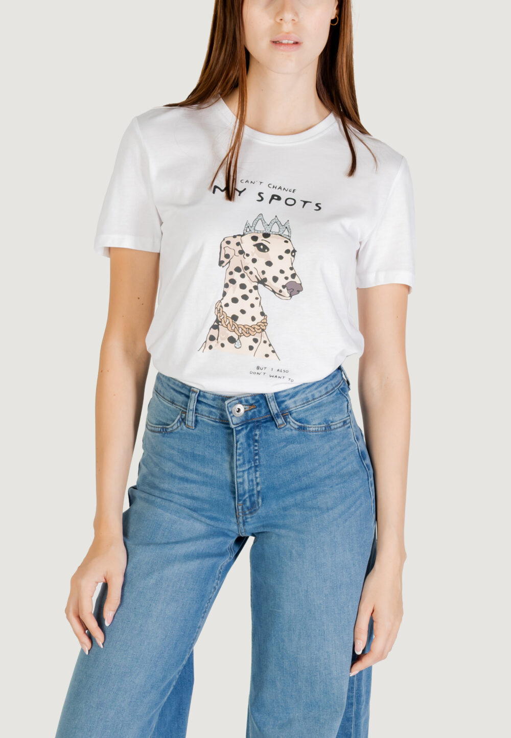 T-shirt Only onlbaria reg s/s top box jrs Latte - Foto 5