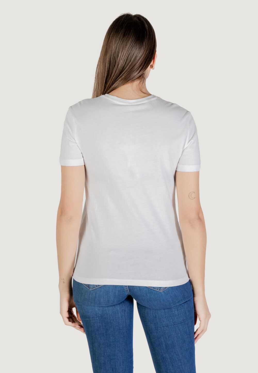 T-shirt Only onlhenny life reg s/s top box jrs Rosa Cipria - Foto 4