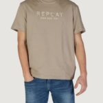 T-shirt Replay Beige - Foto 1