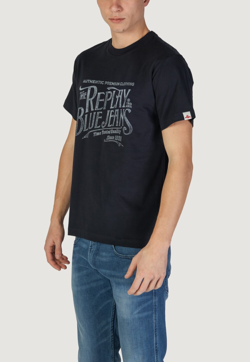 T-shirt Replay Blue scuro - Foto 2