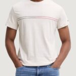 T-shirt Tommy Hilfiger Jeans tjm entry graphic Beige - Foto 1