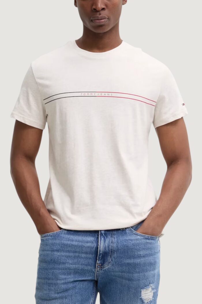 T-shirt Tommy Hilfiger Jeans tjm entry graphic Beige