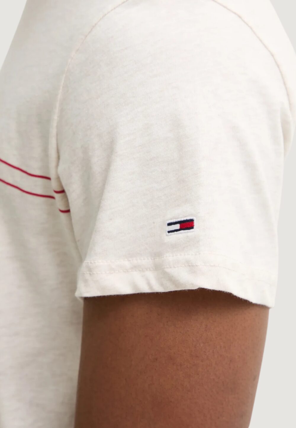 T-shirt Tommy Hilfiger Jeans tjm entry graphic Beige - Foto 4