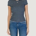T-shirt Tommy Hilfiger Jeans tjw slim essential Bianco - Blu - Foto 1