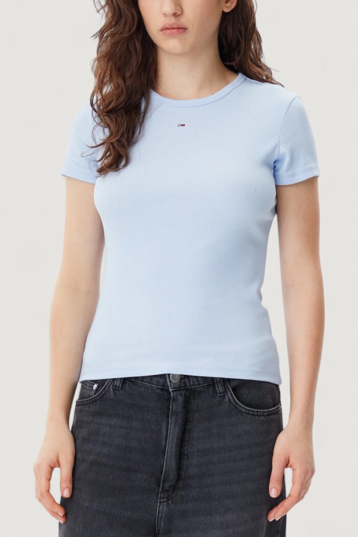 T-shirt Tommy Hilfiger Jeans tjw slim essential Celeste