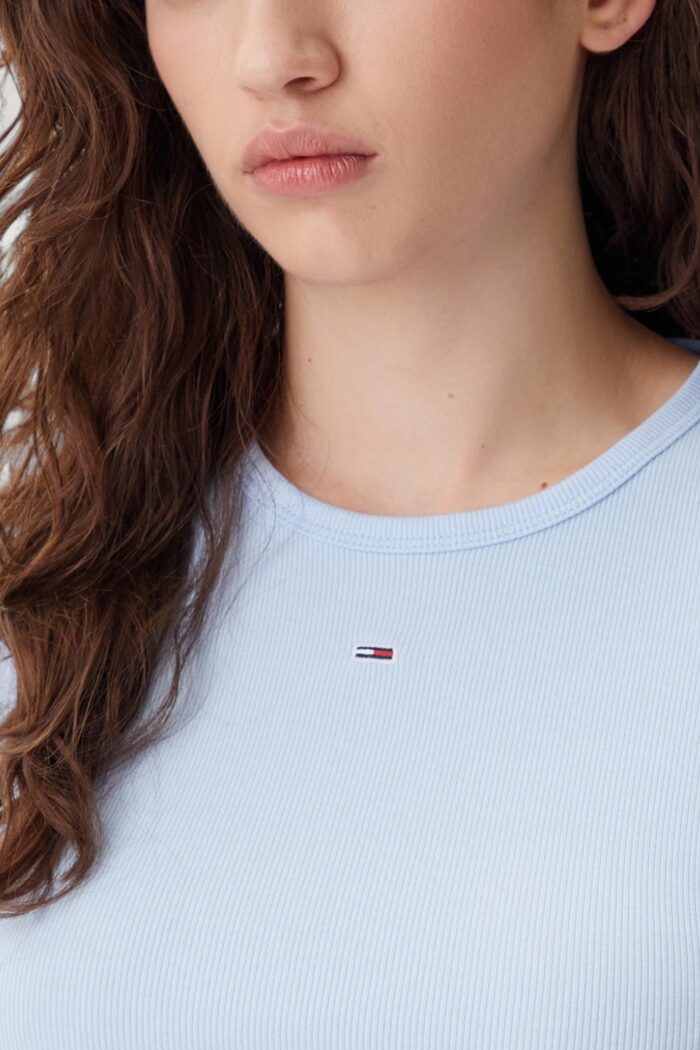 T-shirt Tommy Hilfiger Jeans tjw slim essential Celeste