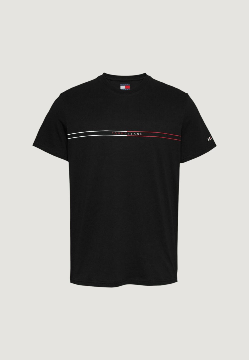 T-shirt Tommy Hilfiger Jeans tjm entry graphic Nero - Foto 1