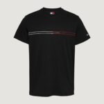 T-shirt Tommy Hilfiger Jeans tjm entry graphic Nero - Foto 1