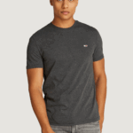 T-shirt Tommy Hilfiger Jeans tjm jaspe htr Nero - Foto 1