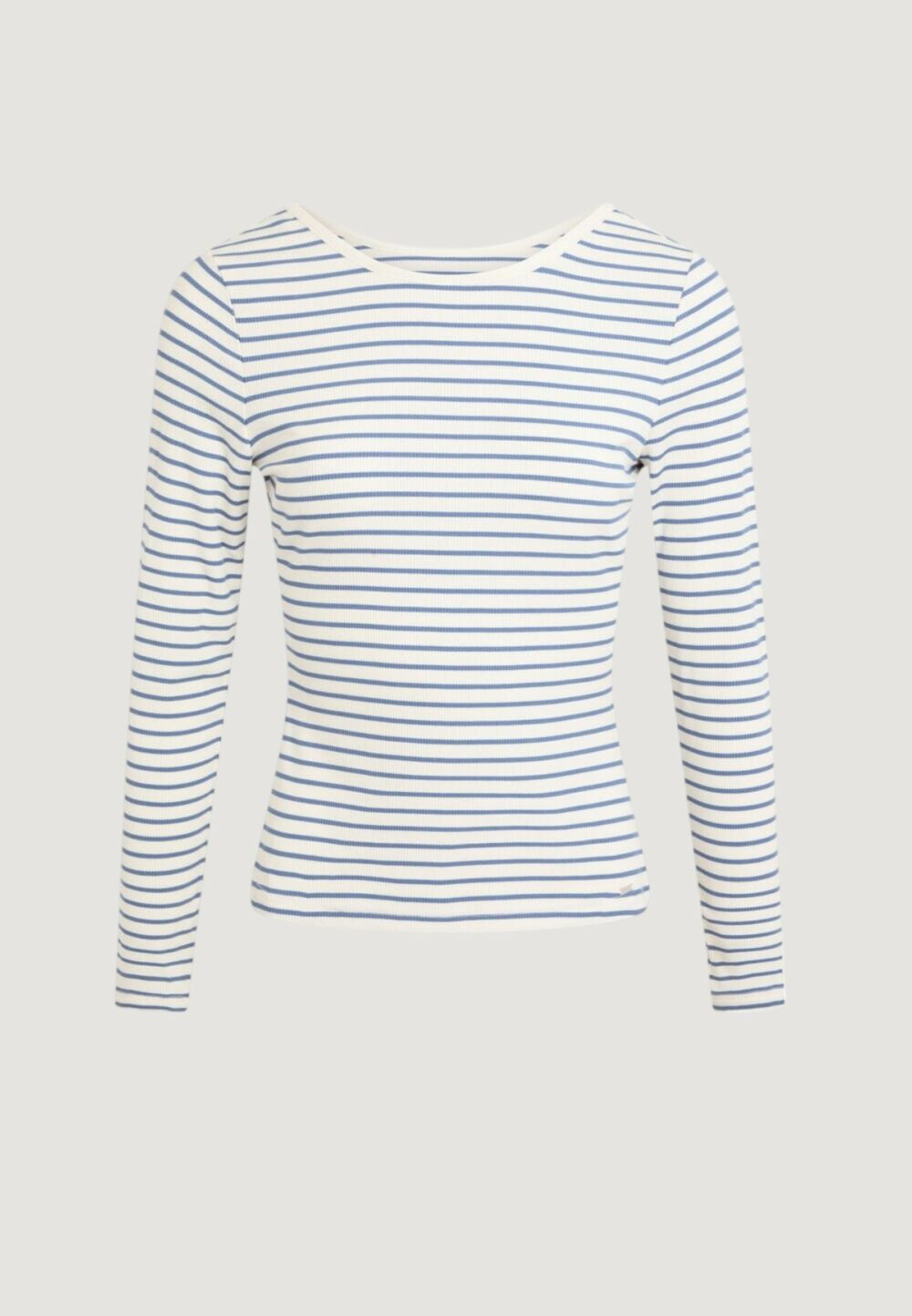 T-shirt manica lunga Morgan De Toi Bianco - Foto 3