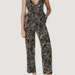 Tutina Only onlnova life vis emza jumpsuit aop Nero - Foto 1