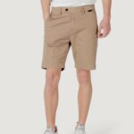 Bermuda Antony Morato mark slim fit with logoed rubber flag Beige - Foto 1