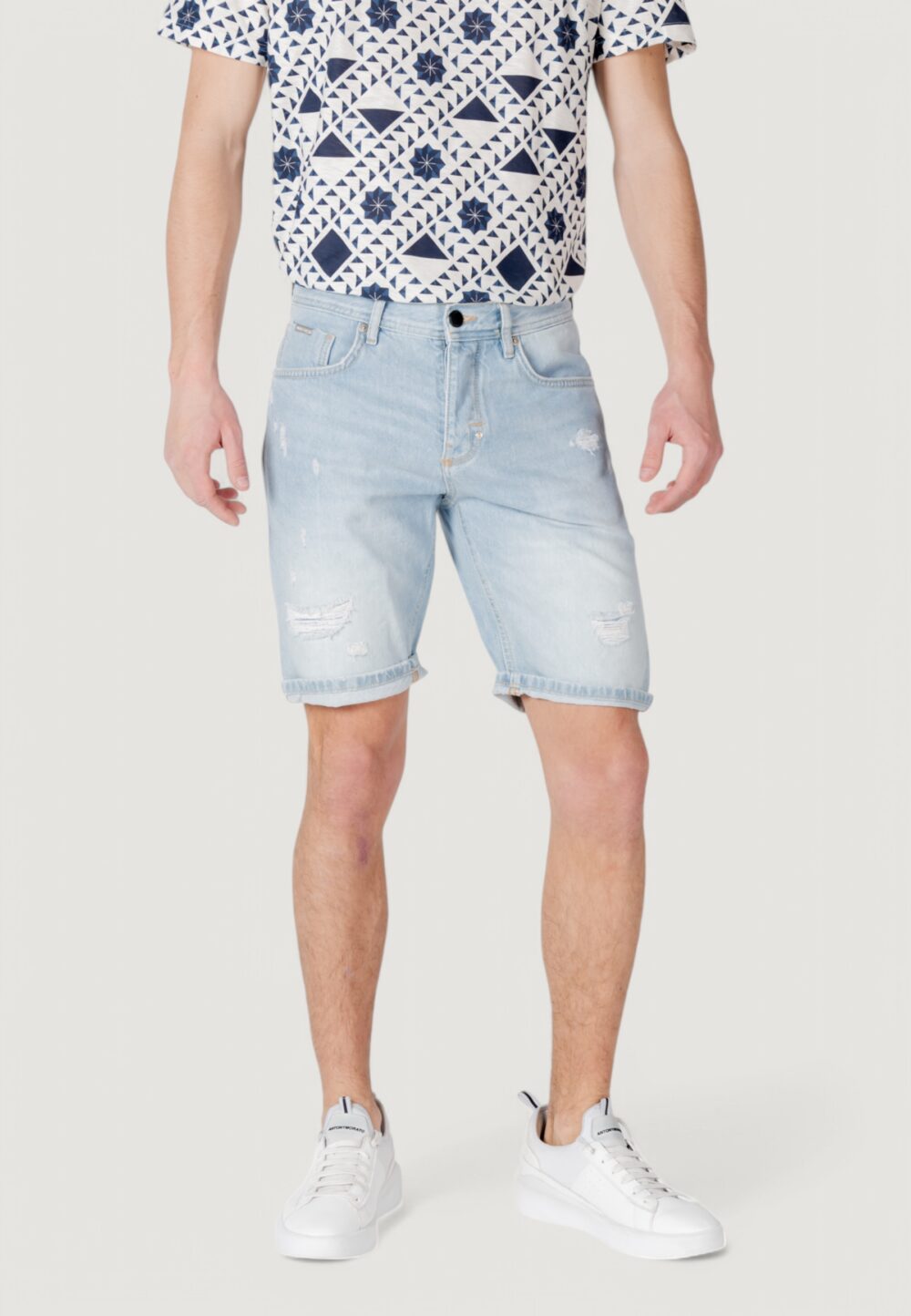 Bermuda Antony Morato argon slim fit Blue Denim Chiaro - Foto 1