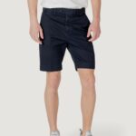 Bermuda Antony Morato mark slim fit with logoed rubber flag Blu marine - Foto 1
