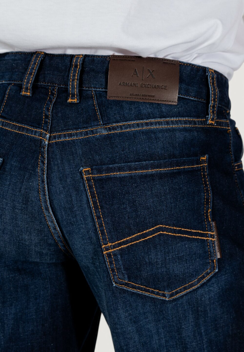 Bermuda Armani Exchange Blue Denim Scuro - Foto 5