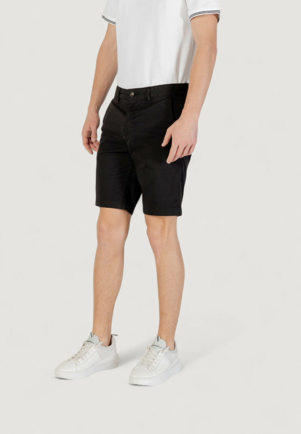 Bermuda Boss chino-slim-shorts 10270650 01 Nero - Foto 2