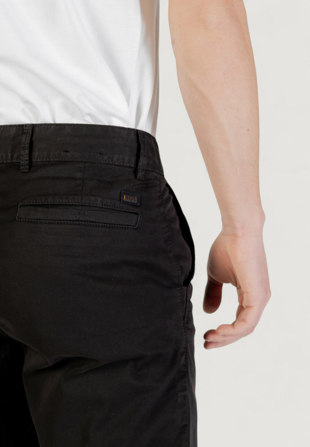 Bermuda Boss chino-slim-shorts 10270650 01 Nero - Foto 5