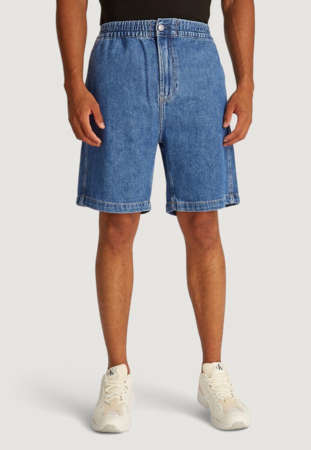 Bermuda Calvin Klein Jeans pull on relaxed denim Denim - Foto 1