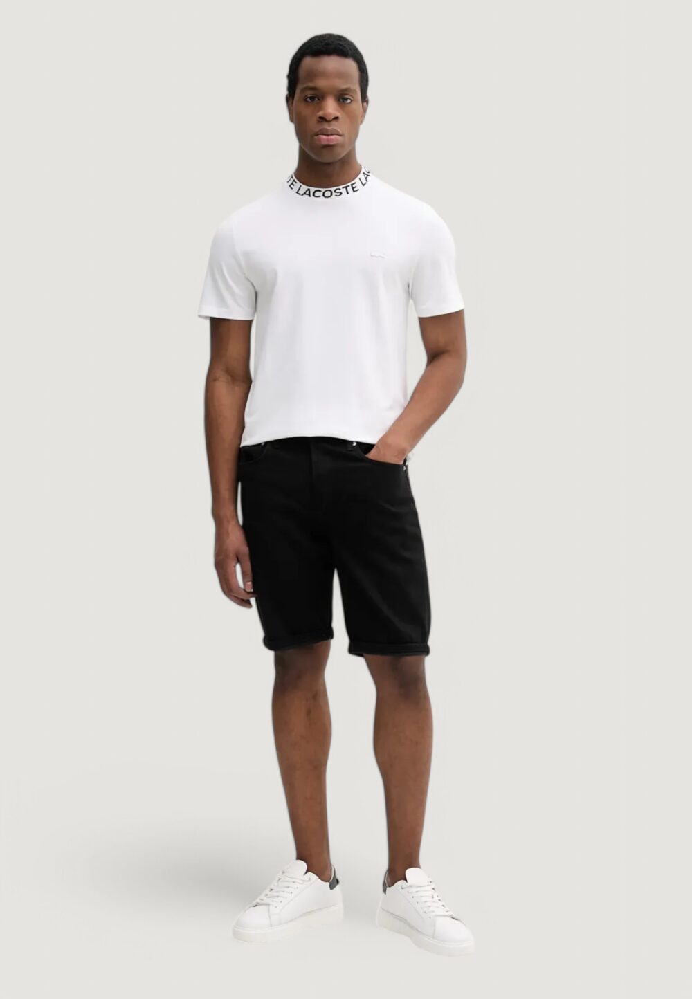 Bermuda Calvin Klein Jeans regular Nero - Foto 2
