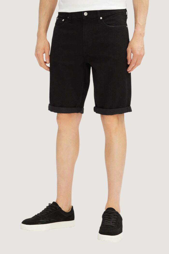Bermuda Calvin Klein Jeans slim Nero