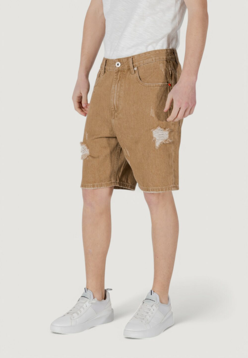 Bermuda Gianni Lupo Beige - Foto 4
