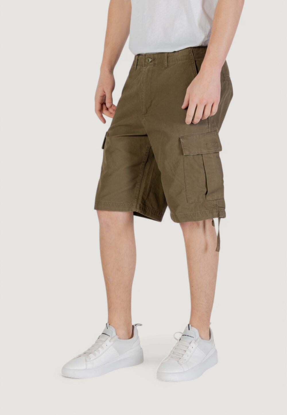 Bermuda Jack Jones jpstcole barkley jjcargo sn Verde Oliva - Foto 2