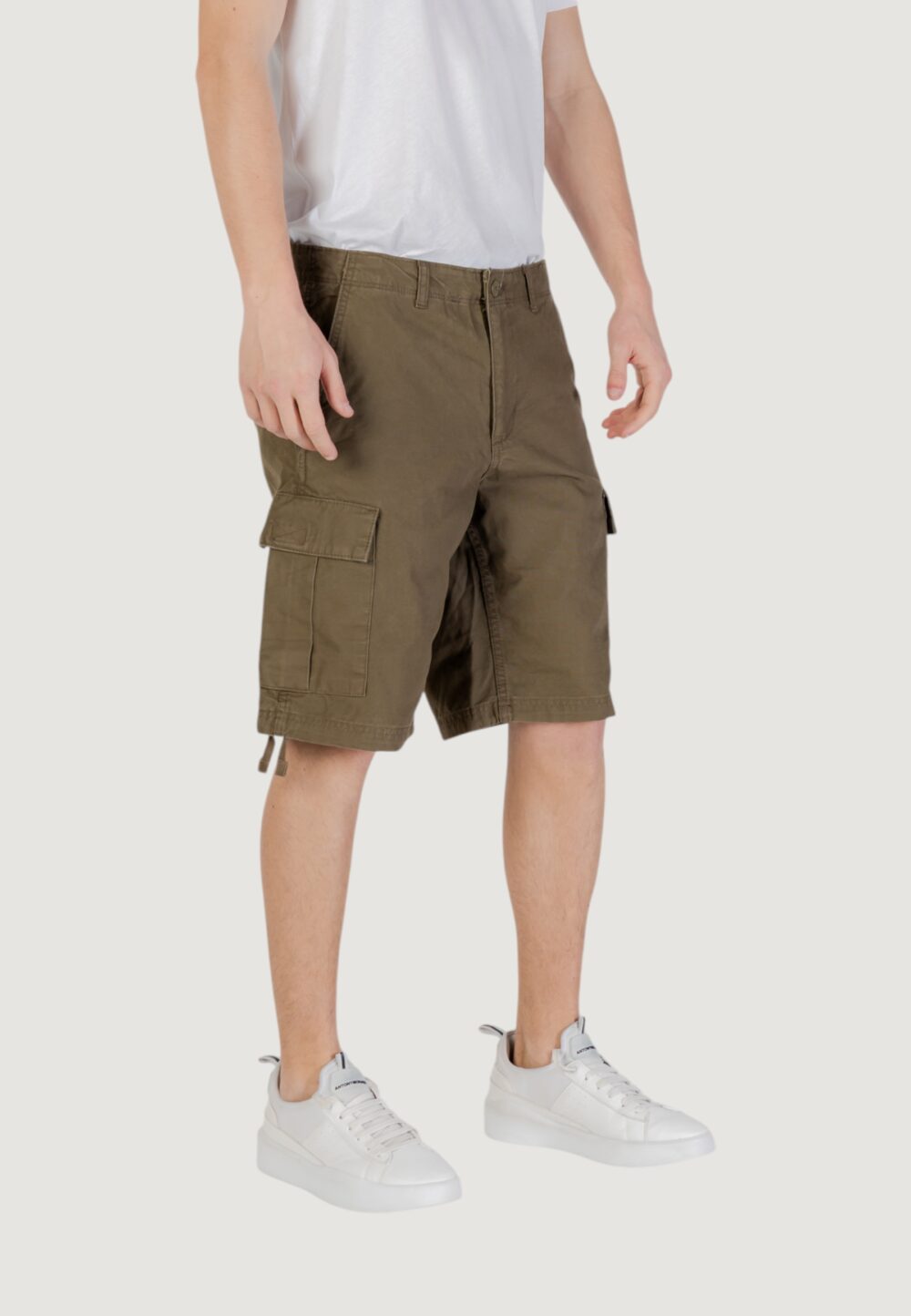 Bermuda Jack Jones jpstcole barkley jjcargo sn Verde Oliva - Foto 3