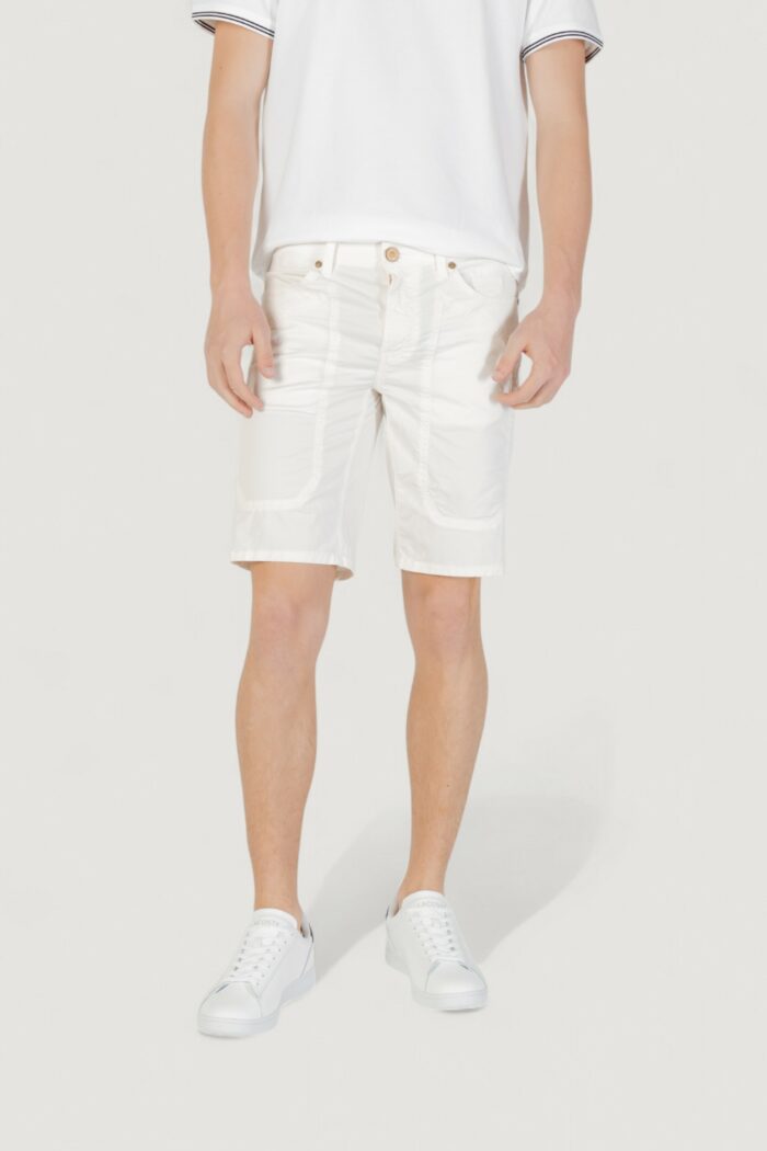 Bermuda Jeckerson jayden 5 tasche toppa slim Bianco