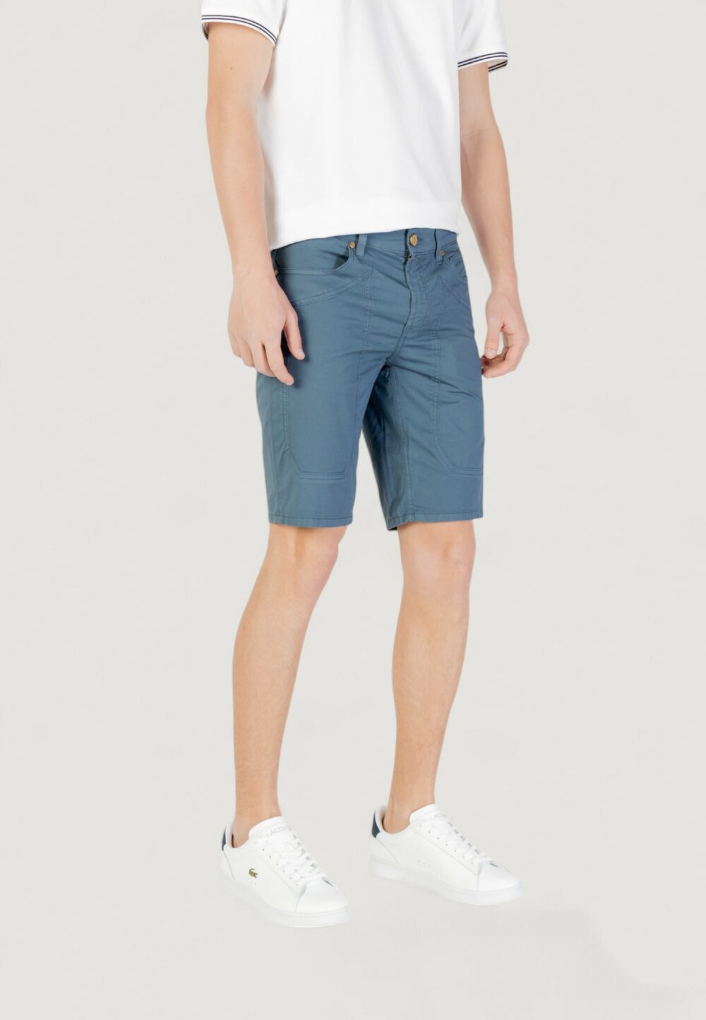Bermuda Jeckerson jayden 5 tasche toppa slim Indigo - Foto 5
